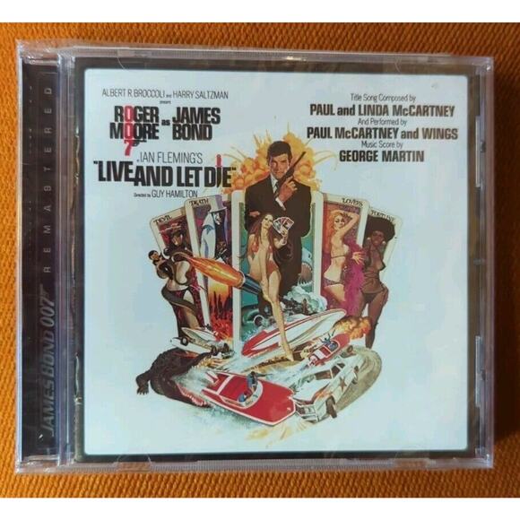 JAMES BOND 007 Remastered Live And Let Die Soundtrack / Movie CD